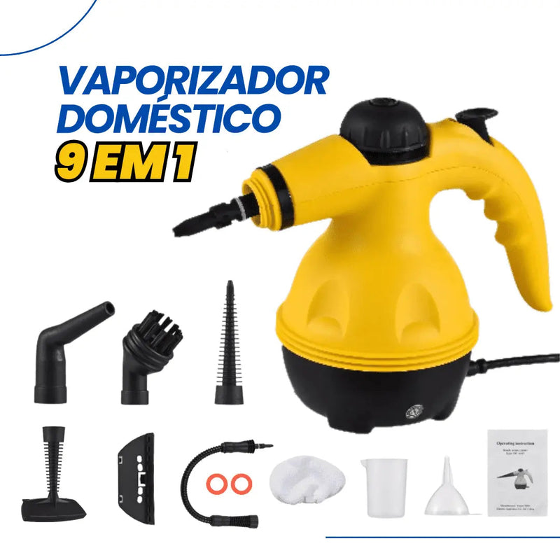 Vaporizador Doméstico 9 em 1 - Máquina a Vapor de Alta Temperatura