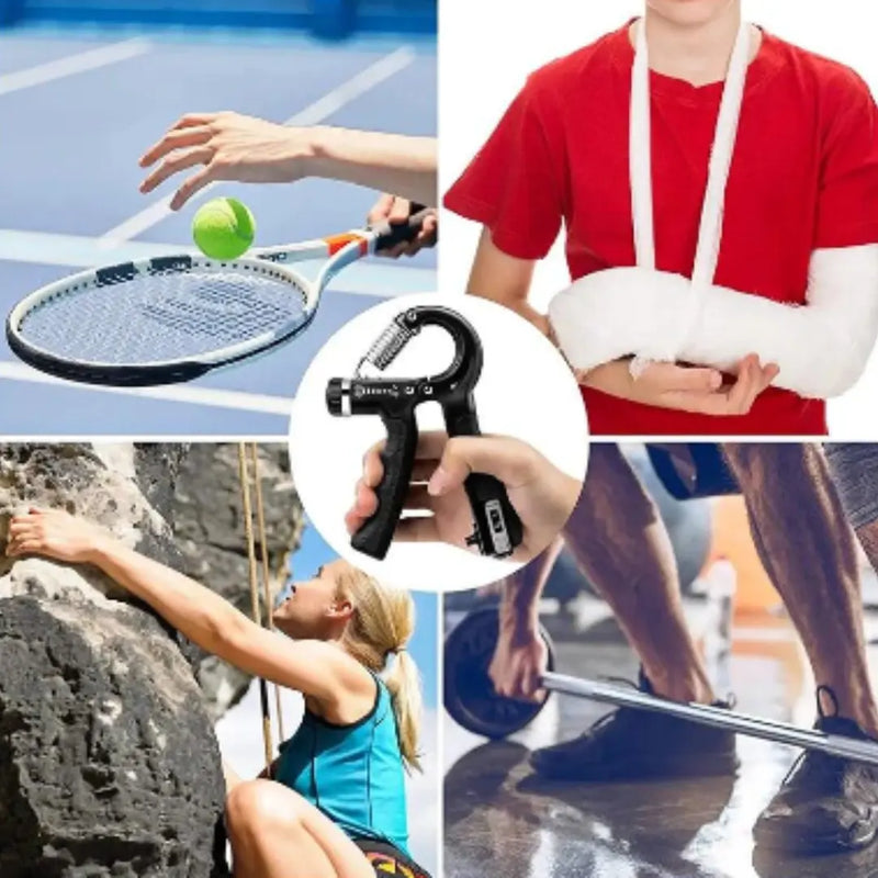 Hand Grip - Fortalecedor de Antebraços Regulável 5 a 60kg