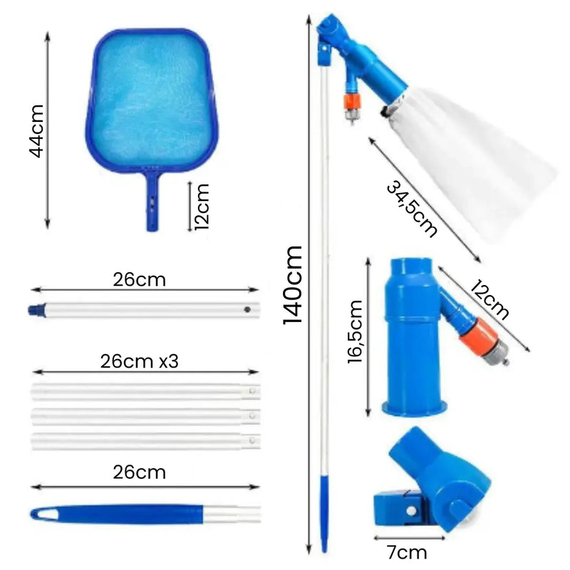 Kit Completo - Limpe sua Piscina