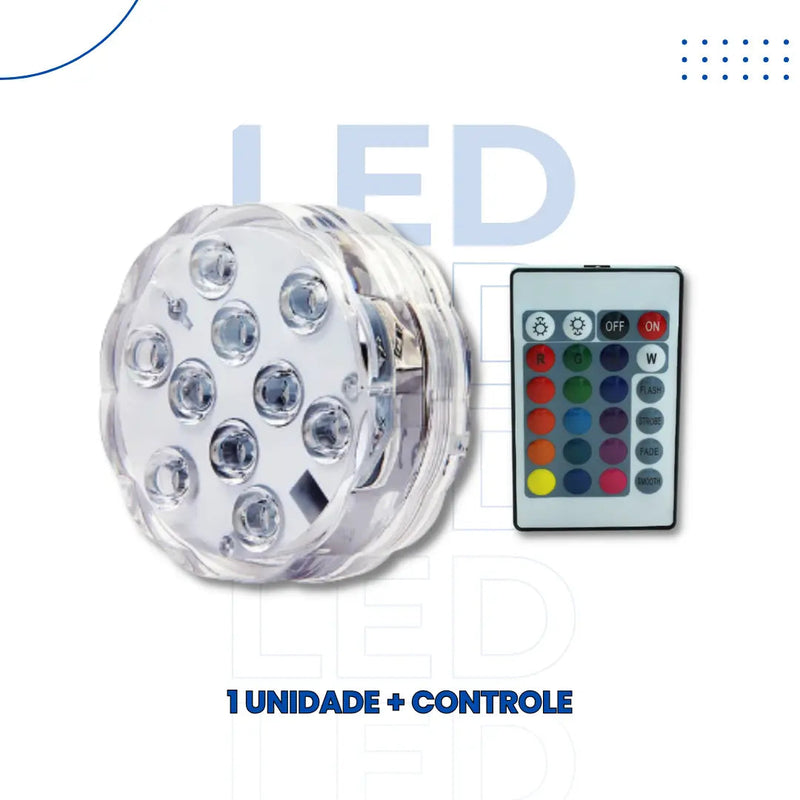 Lâmpada LED Subaquática - 100% Aprova d'água [COMPRE 2 LEVE 3]