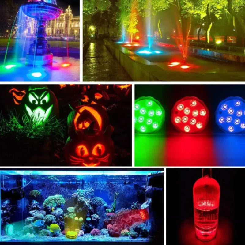 Lâmpada LED Subaquática - 100% Aprova d'água [COMPRE 2 LEVE 3]