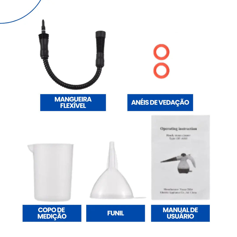 Vaporizador Doméstico 9 em 1 - Máquina a Vapor de Alta Temperatura